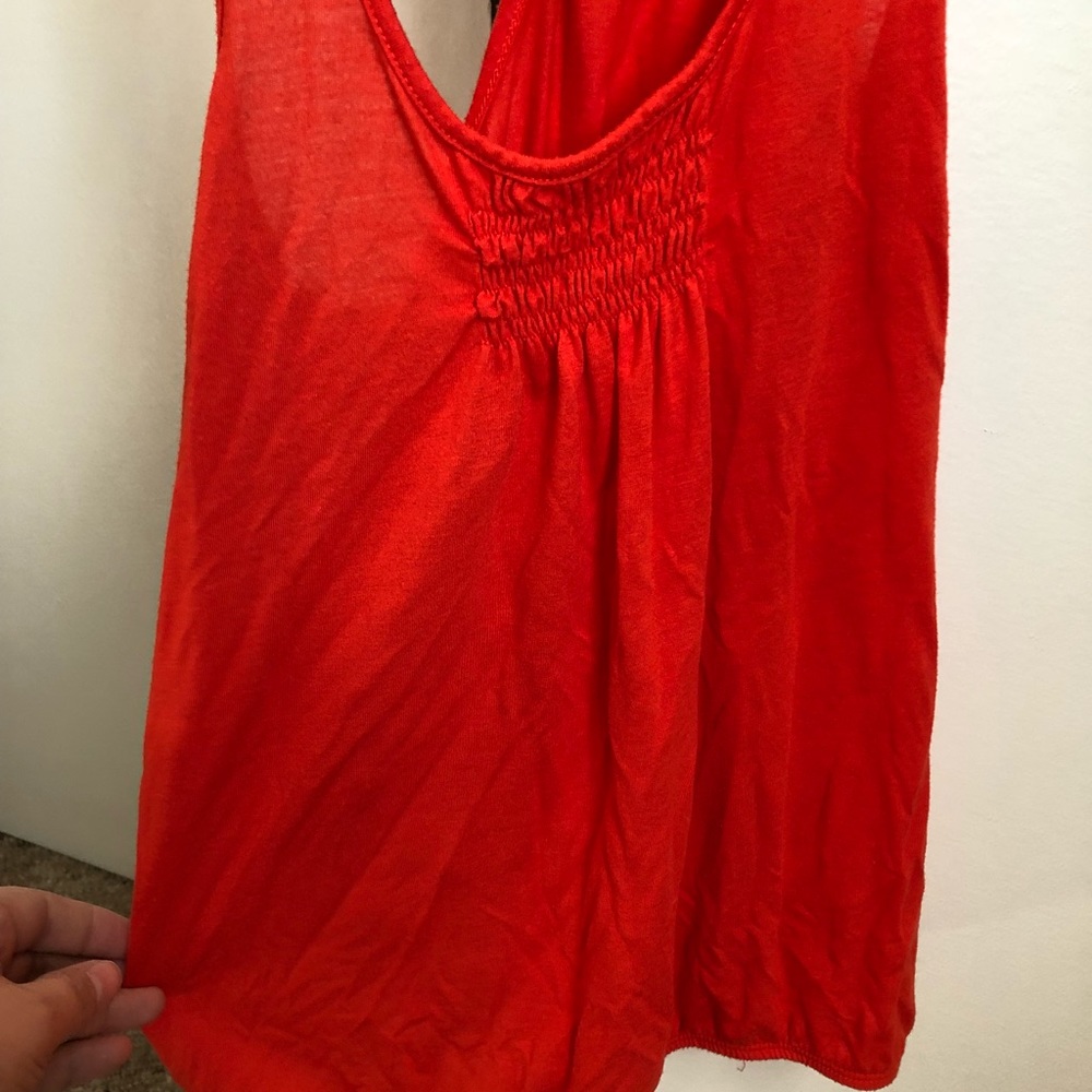 Orange AE tank top